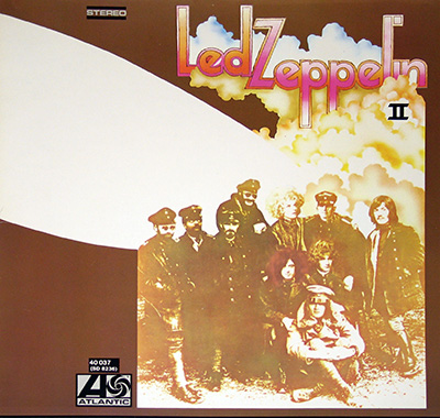 LED ZEPPELIN - II (German Release) album front cover vinyl record
